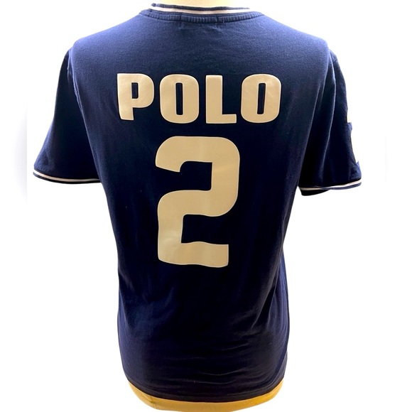 Polo Ralph Lauren USA Crew Neck TShirt women’s size small cotton decals Logos - Picture 2 of 9